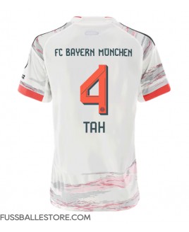 Günstige Bayern Munich Jonathan Tah #4 Auswärtstrikot Damen 2025-26 Kurzarm